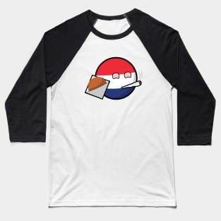 A lit-up Dutchball Baseball T-Shirt